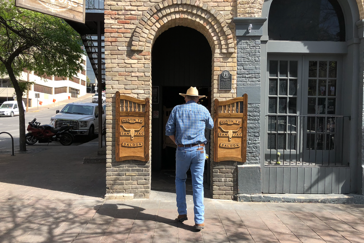 WANTED: San Jac Saloon is asking for its custom doors back
