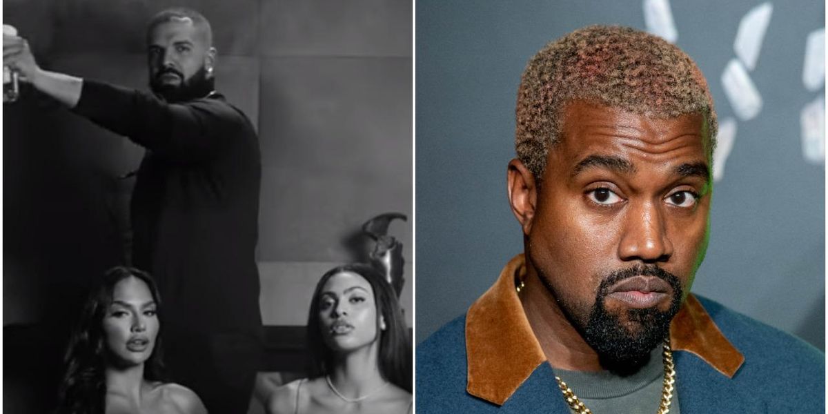 Drake Appears to Mock Kanye by Casting Kim Kardashian Lookalike