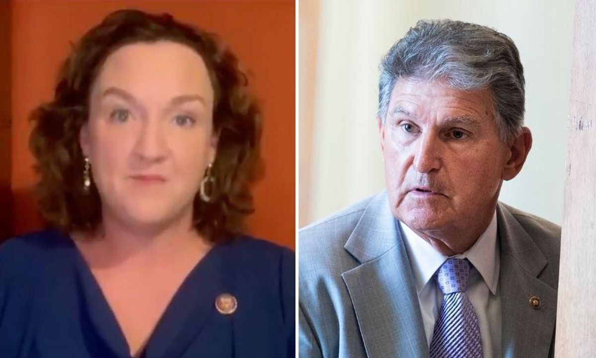 Katie Porter Calls Out the Real Reason Joe Manchin Wants to Cut Cost of $3.5 Trillion Infrastructure Bill