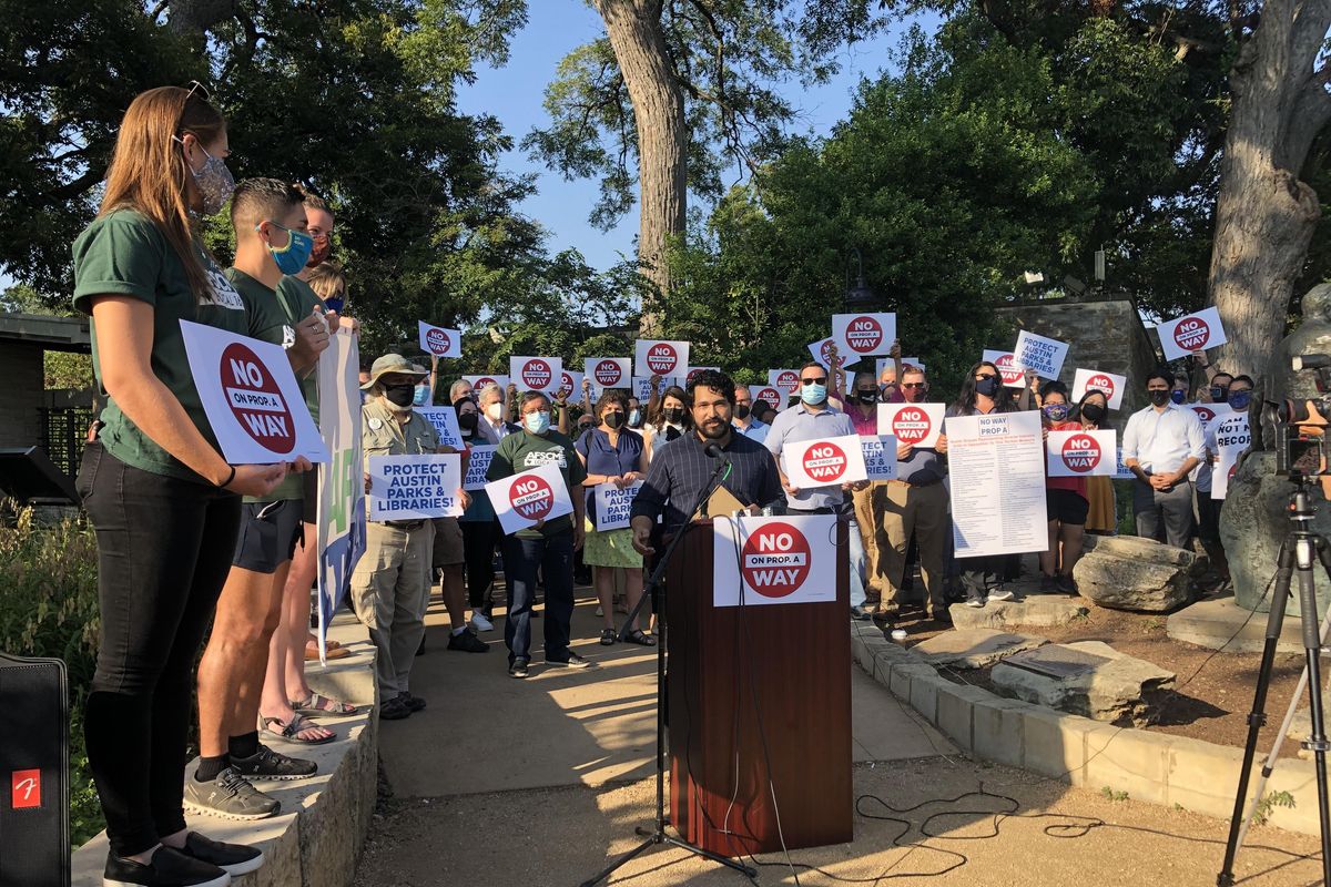 Broad coalition kicks off campaign against proposition that would add more police