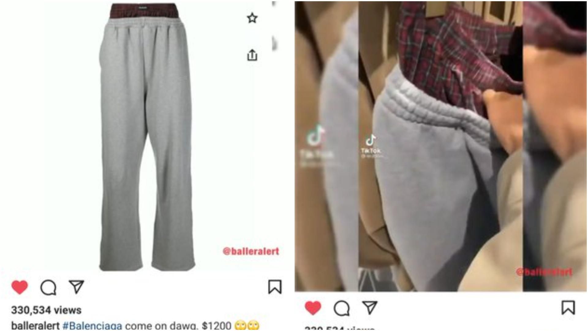 balenciaga sweatpants