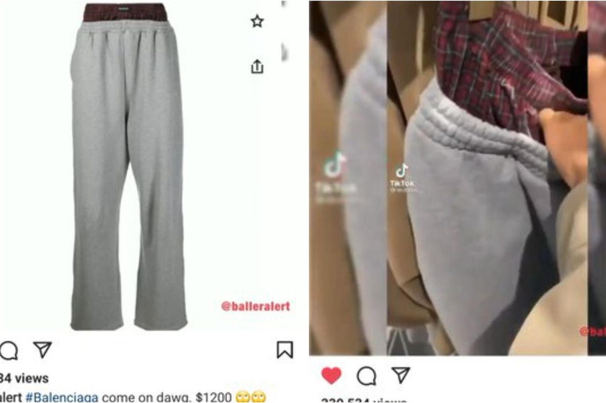 The Internet Has a Lot to Say About Balenciaga's Sweatpants - PAPER Magazine