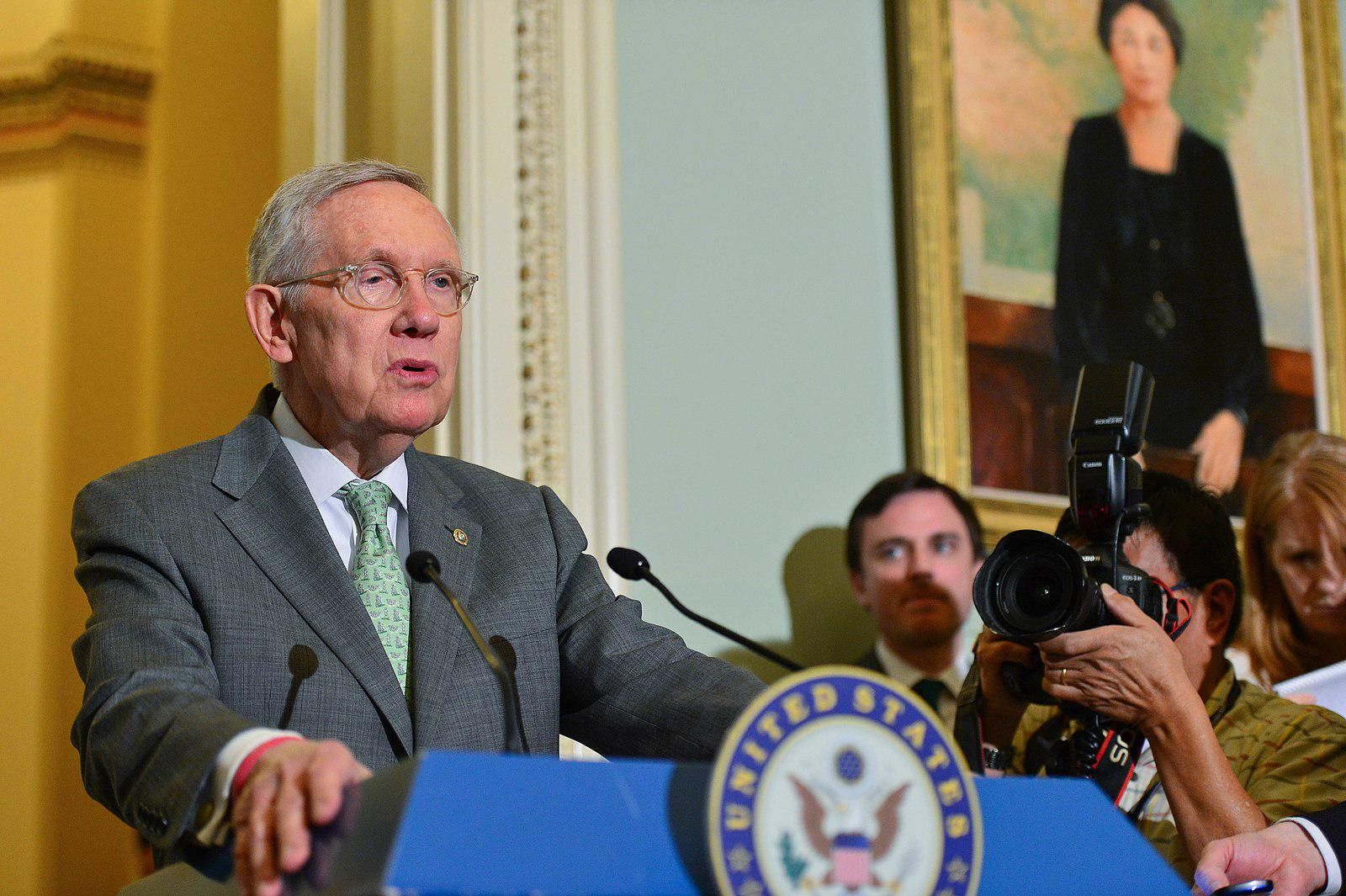 Former Senate Majority Leader Harry Reid