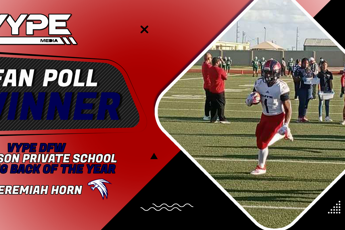 VYPE DFW catches up with fan poll winner: Jeremiah Horn of Bishop Dunne Football