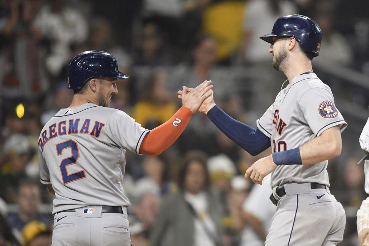 Astros' Alex Bregman and Kyle Tucker