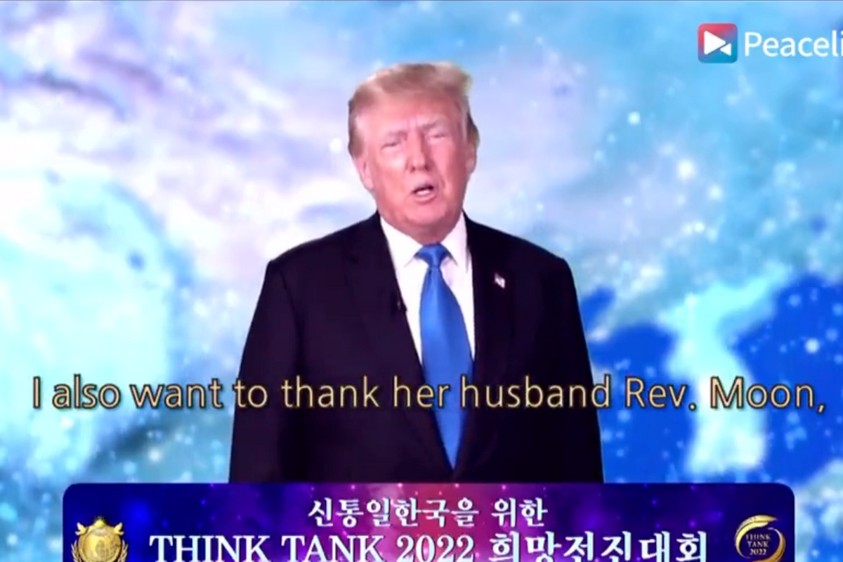 Trump Spent 9/11 Teaching The Moonies A Thing Or Two About Brainwashing
