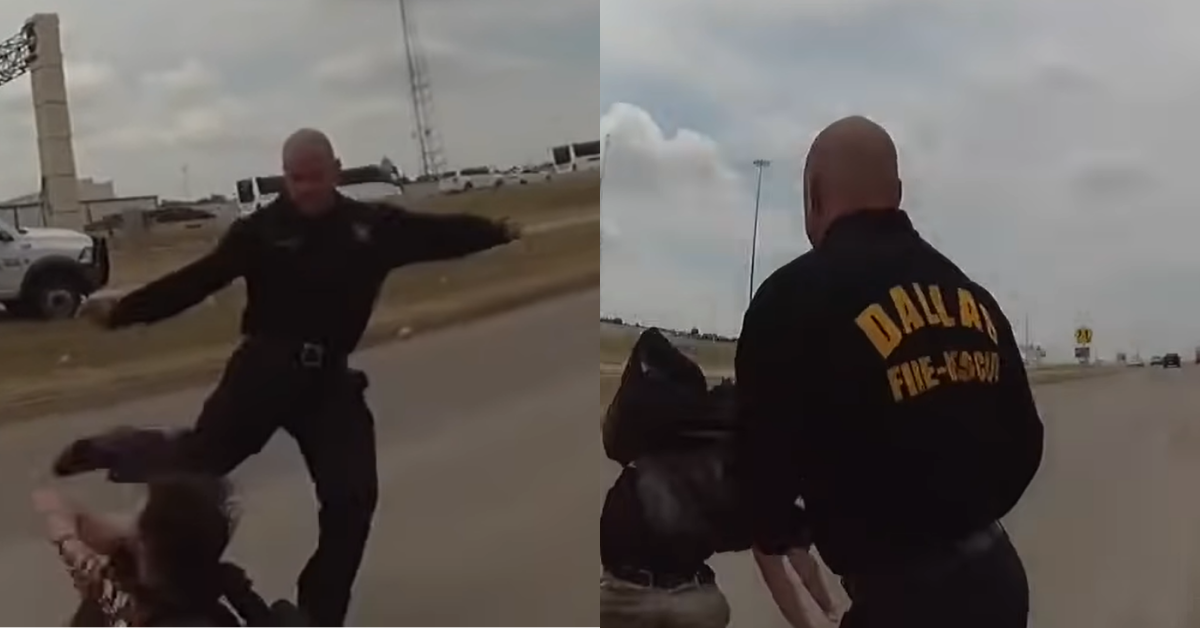 Bodycam Video Shows Dallas Firefighter Kicking Mentally Disabled Man In The Face After He Was Detained
