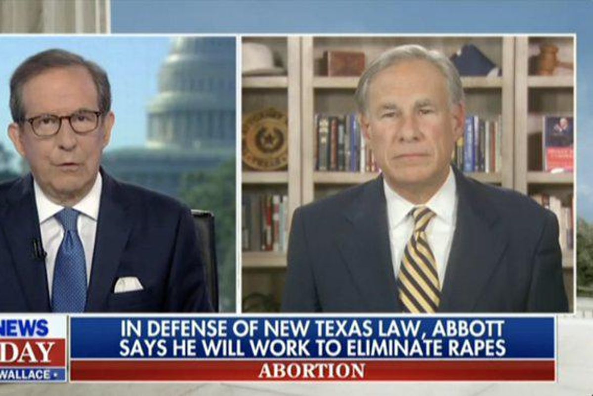 Greg Abbott Does Not Wish To Amend Weird Thing He Said About Eliminating All Future Rapists