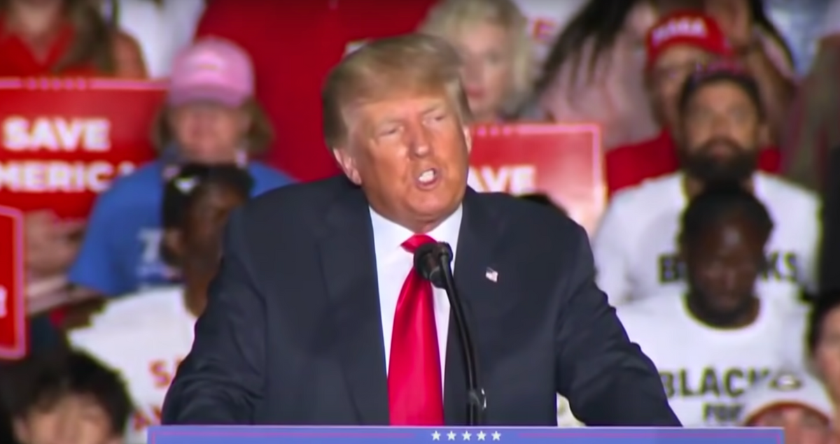 Trump Admits He Pressured Georgia Gov to Redo 2020 Election in Bonkers Rant at Rally