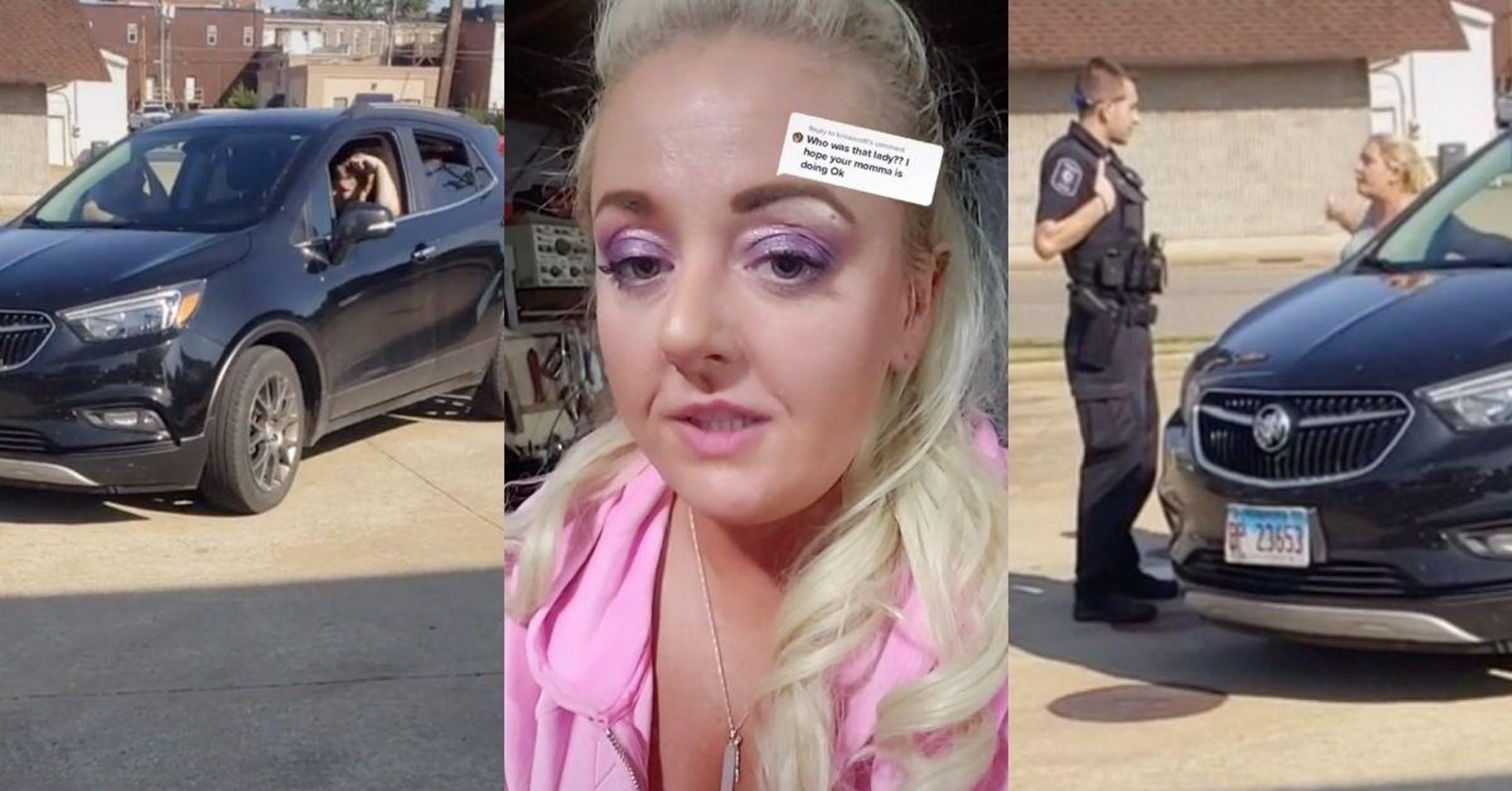Woman Calls Cops On Driver And Blocks Her In Parking Lot After She Accidentally Ran A Red Light