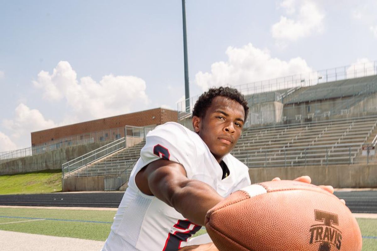 A FOOTBALL LIFE: Football Runs in the Blood for Travis QB Njoku