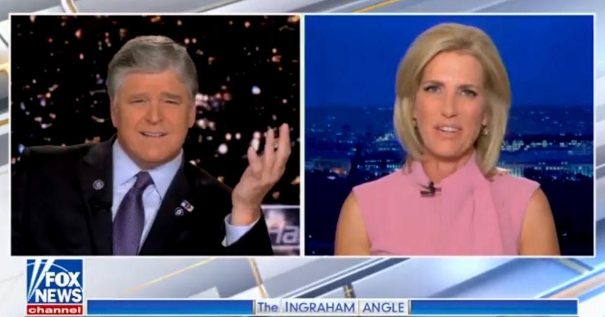 Laura Ingraham Bizarrely Calls Out Sean Hannity's New 'Cosmetics Line' In Cringey Fox News Exchange