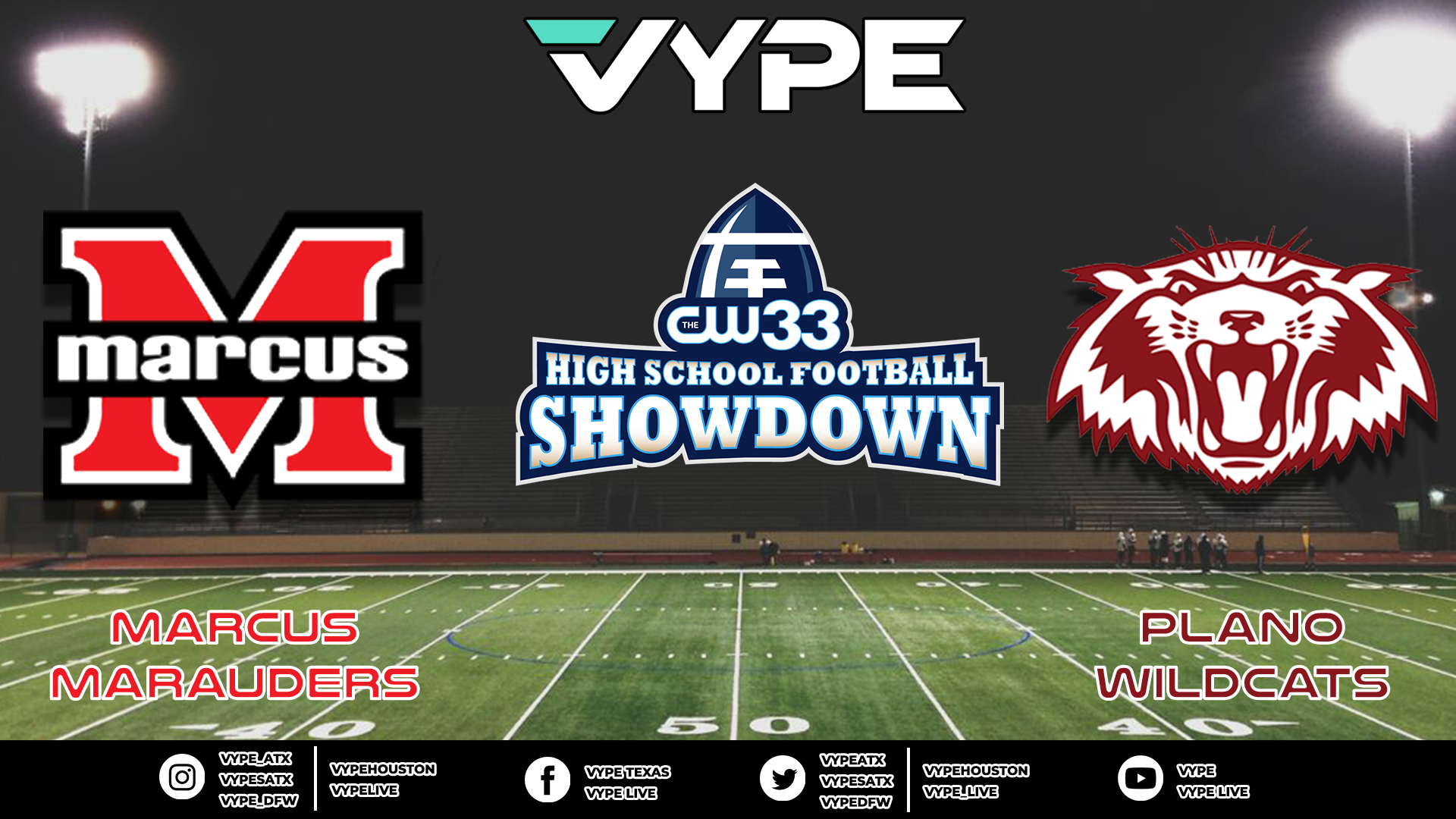 Thursday Night Showdown Preview: Flower Mound Marcus vs. Plano on CW33