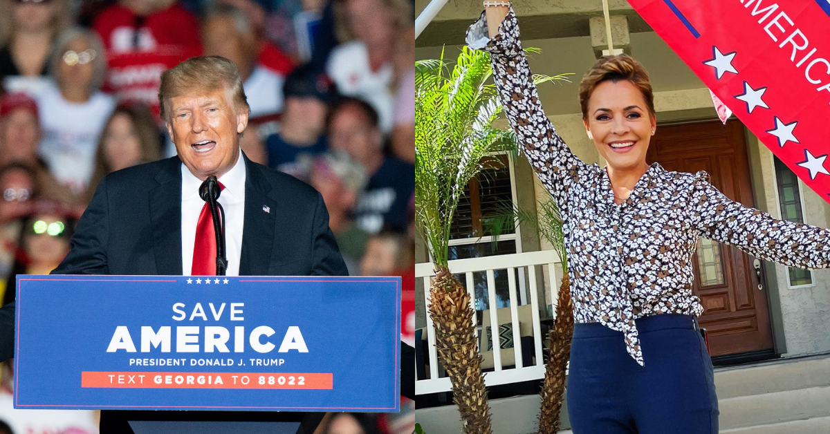 Trump Just Endorsed Candidate for AZ Governor After Her Bonkers 'Mt. Rushmore' Tweet—Because of Course He Did
