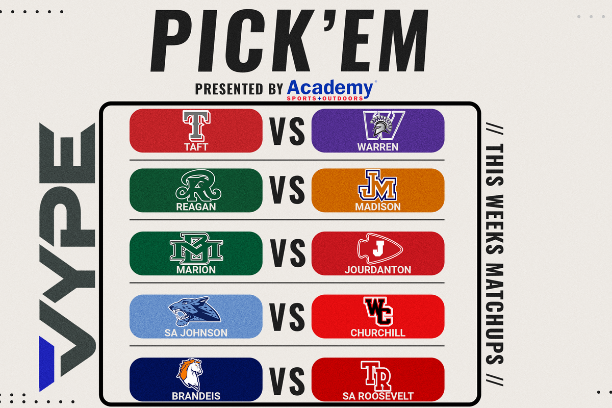 VYPE San Antonio Week 6 Picks Presented by Academy Sports + Outdoors
