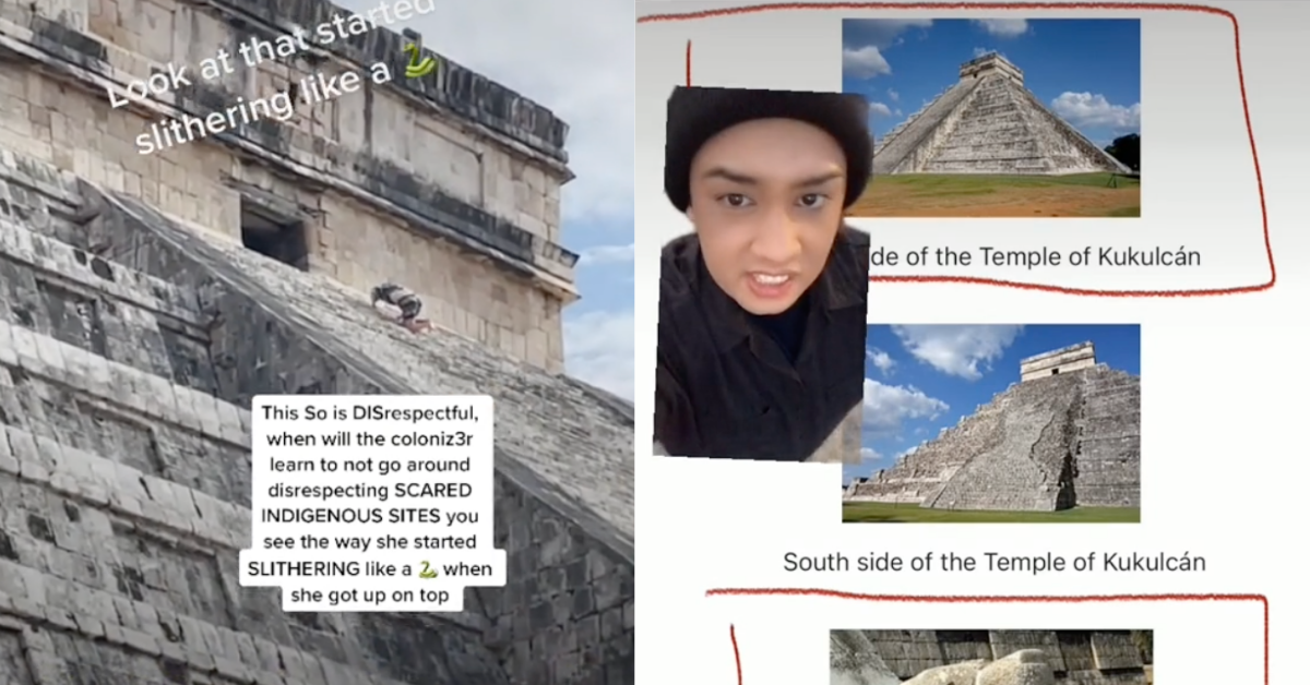 Viral Video Of Woman Climbing Up The Outside Of A Sacred Mayan Temple Sparks Outrage