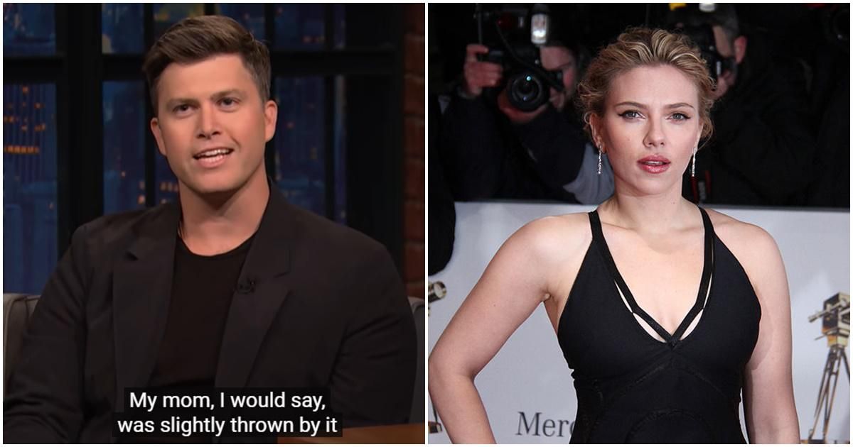 Colin Jost shares his mom's sneaky attempts to get him and Scar Jo to change their baby's name