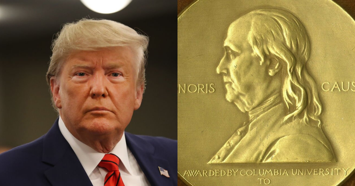 Trump Calls On Pulitzer Prize Committee To Revoke Its 2018 Journalism Awards—Because Of Course He Did