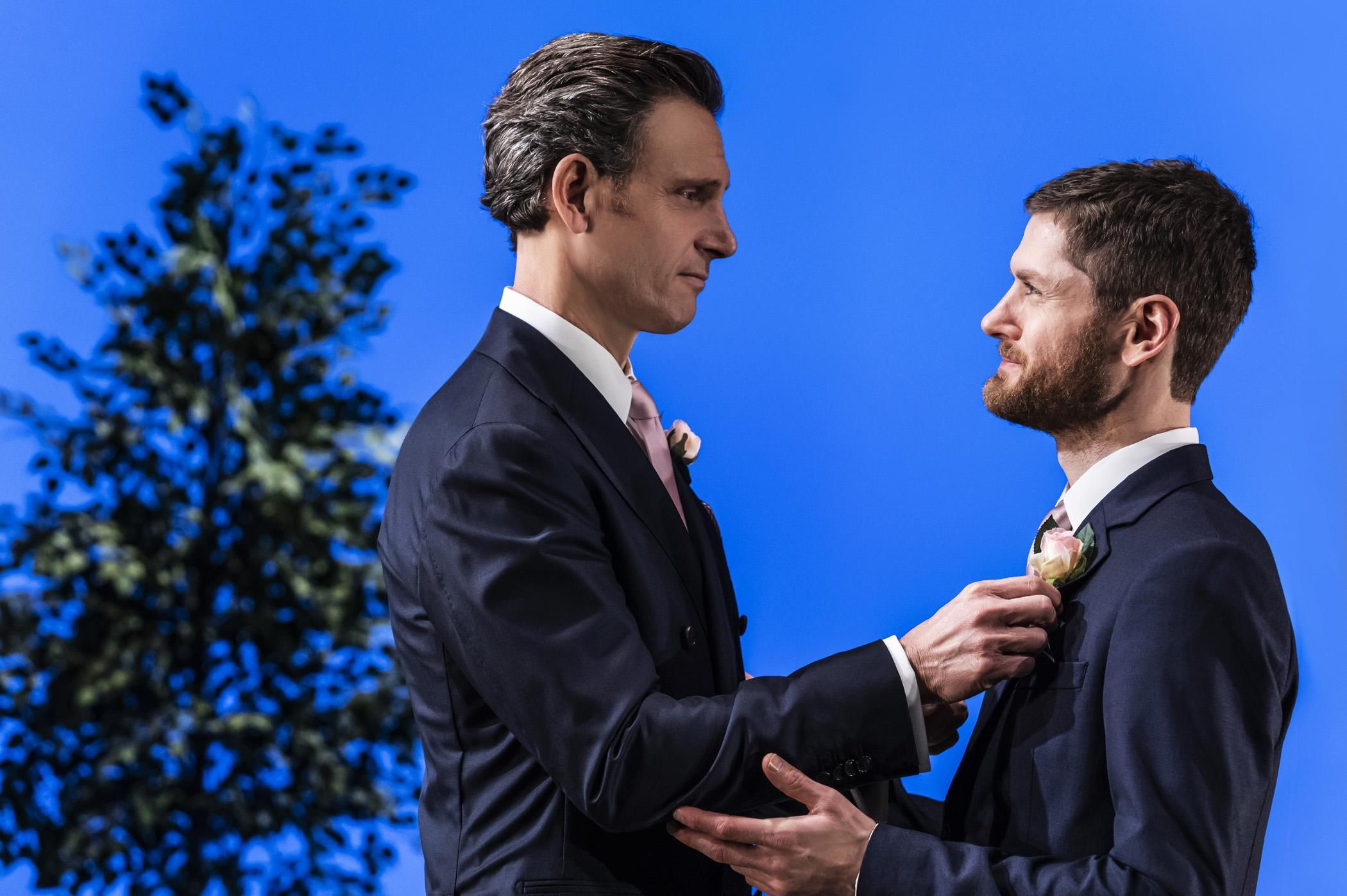 \u200bTony Goldwyn and Kyle Soller in The Inheritance