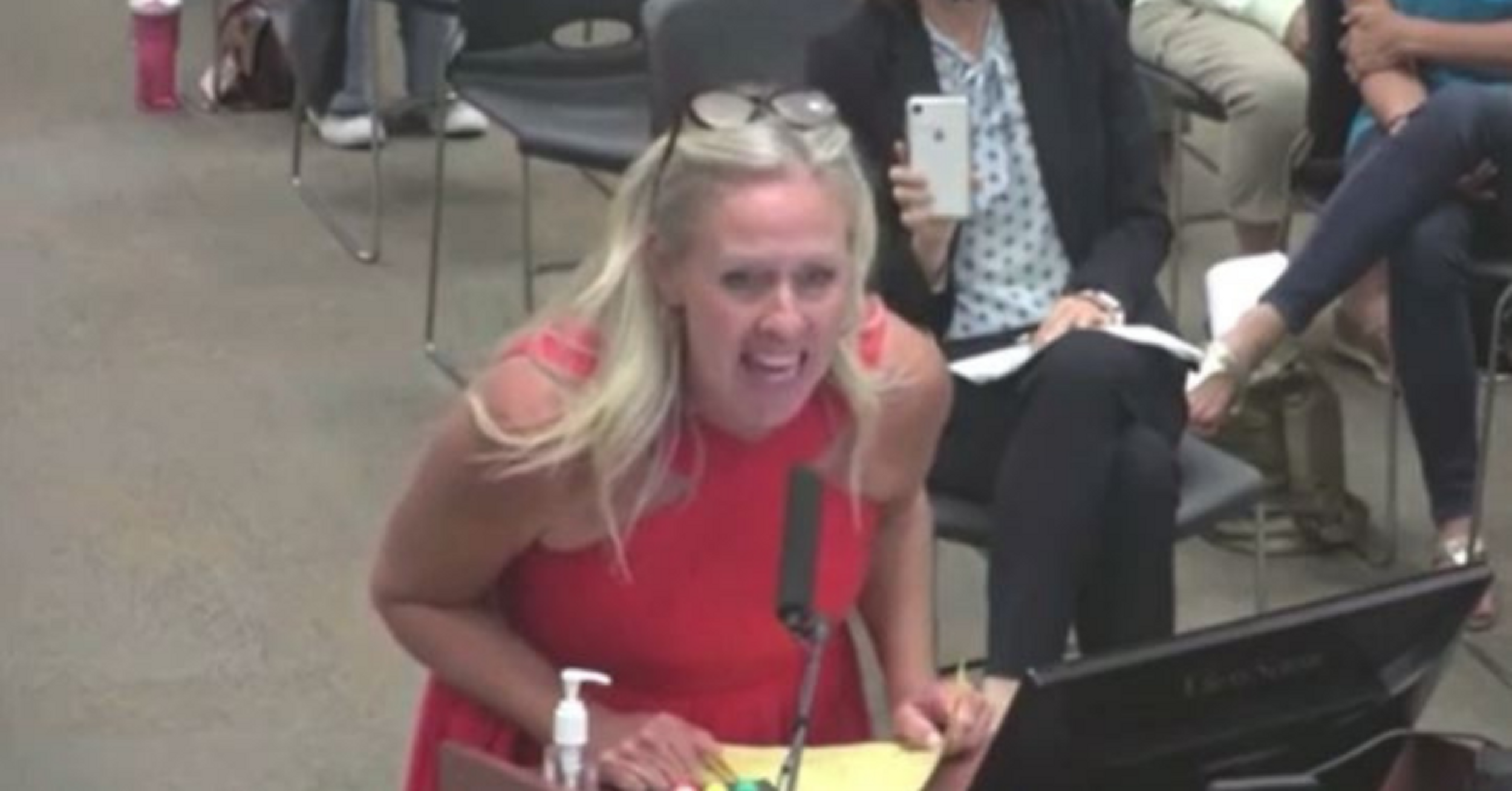 Texas School Board Meeting Goes Off The Rails After Anti-Masker Starts Ranting About Anal Sex