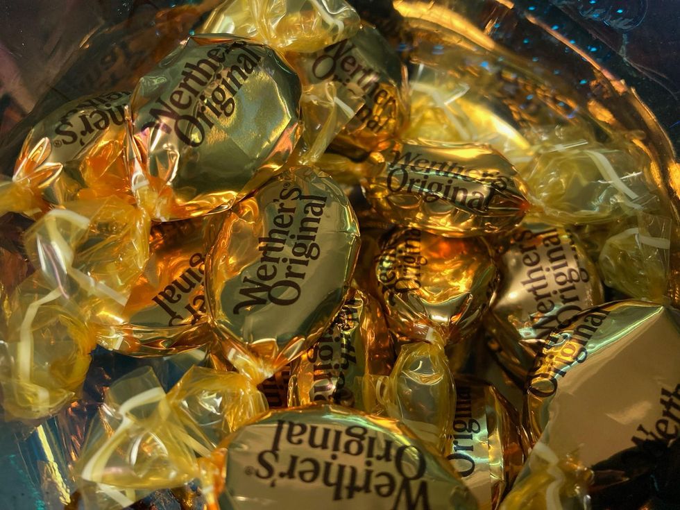 All the candy we find in our grandparents' candy dish It's a Southern