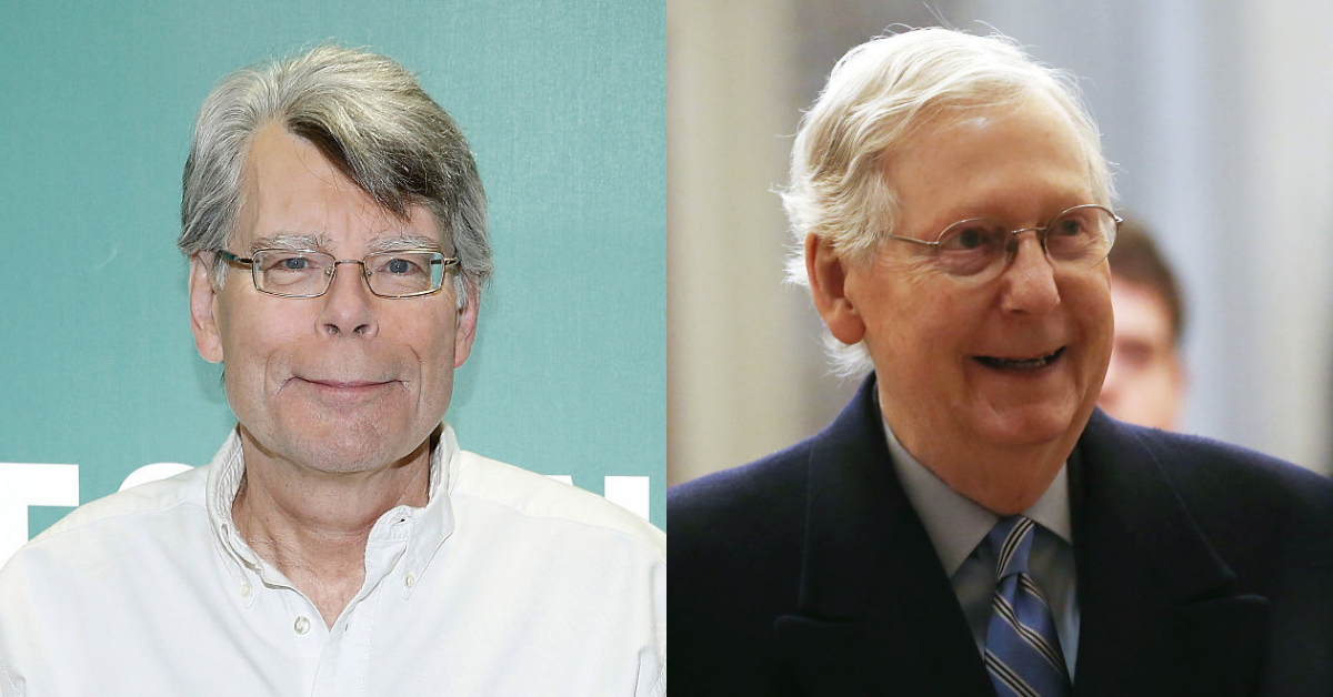 Stephen King Lays Out Exactly Why Mitch McConnell Is 'The Most Dangerous Man In America'