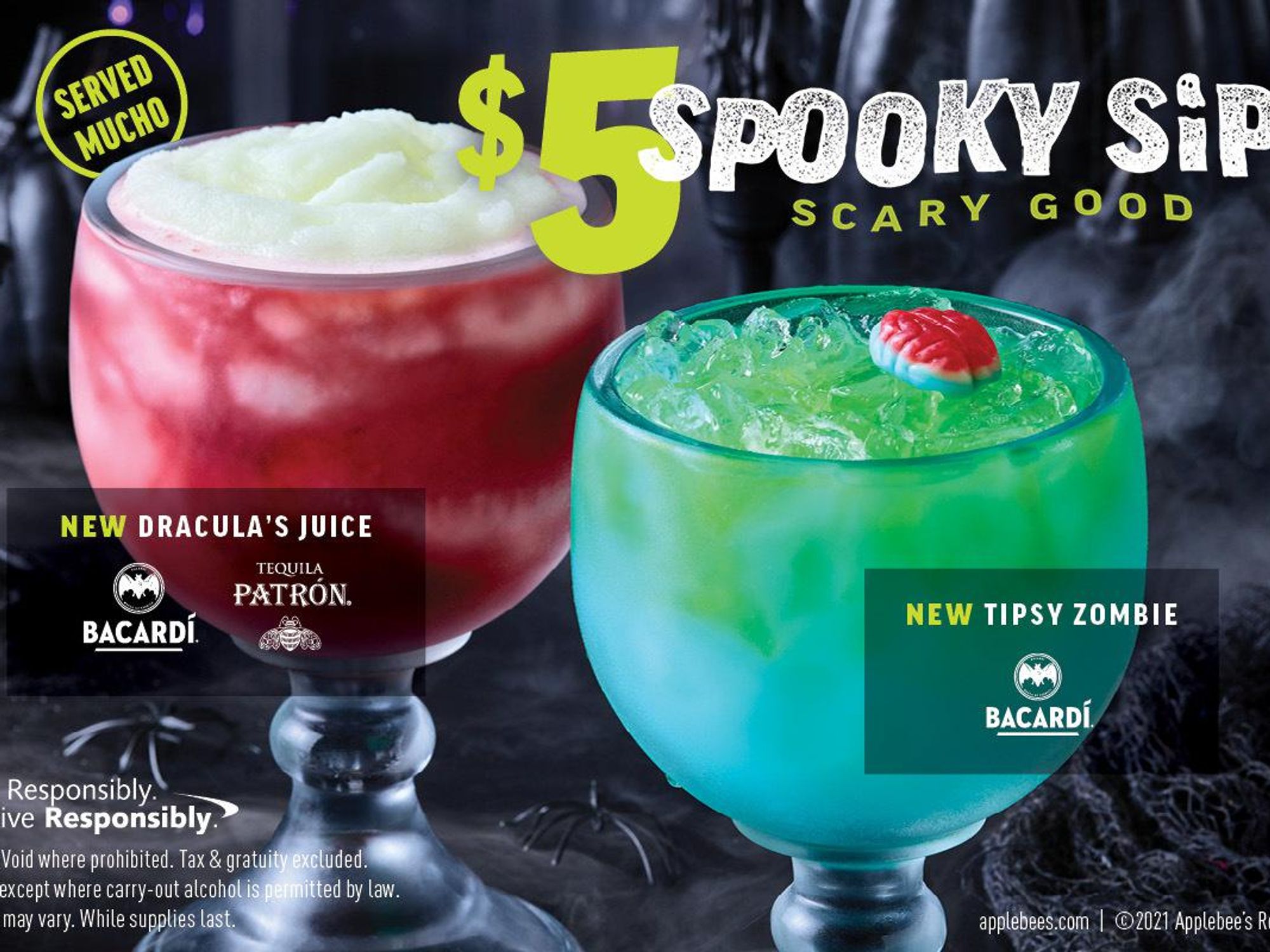 Applebee's adds two Halloween-themed drinks to its $5 Mucho Cocktail  line-up - It's a Southern Thing, image size:2000x1500