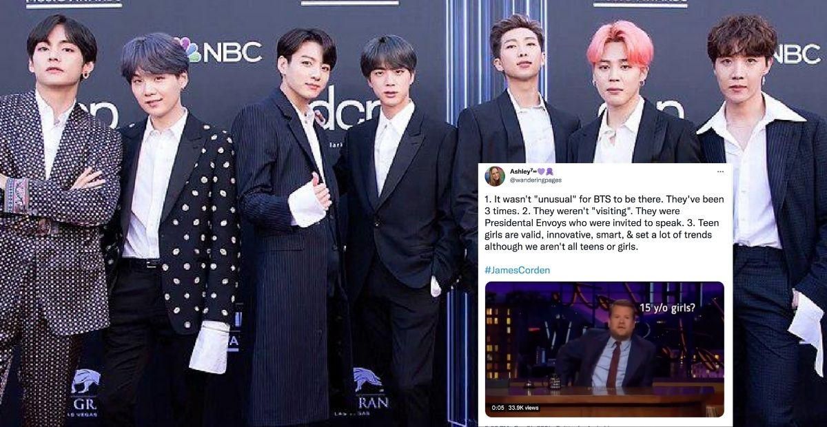 James slammed for reducing BTS' ARMY to '15-year-old-girls'