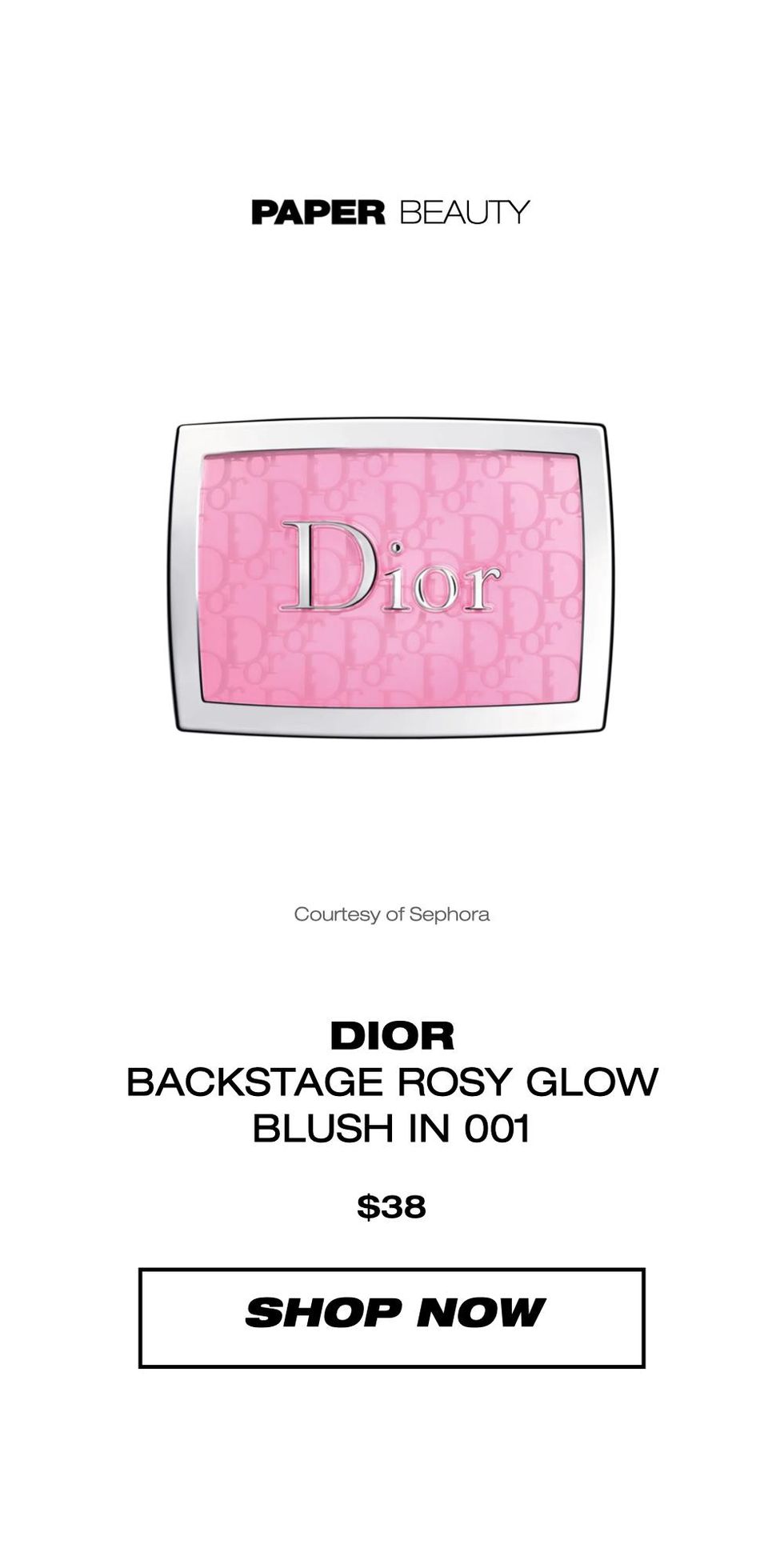 Dior Pink (001) Backstage Rosy Glow Blush Dupes & Swatch Comparisons