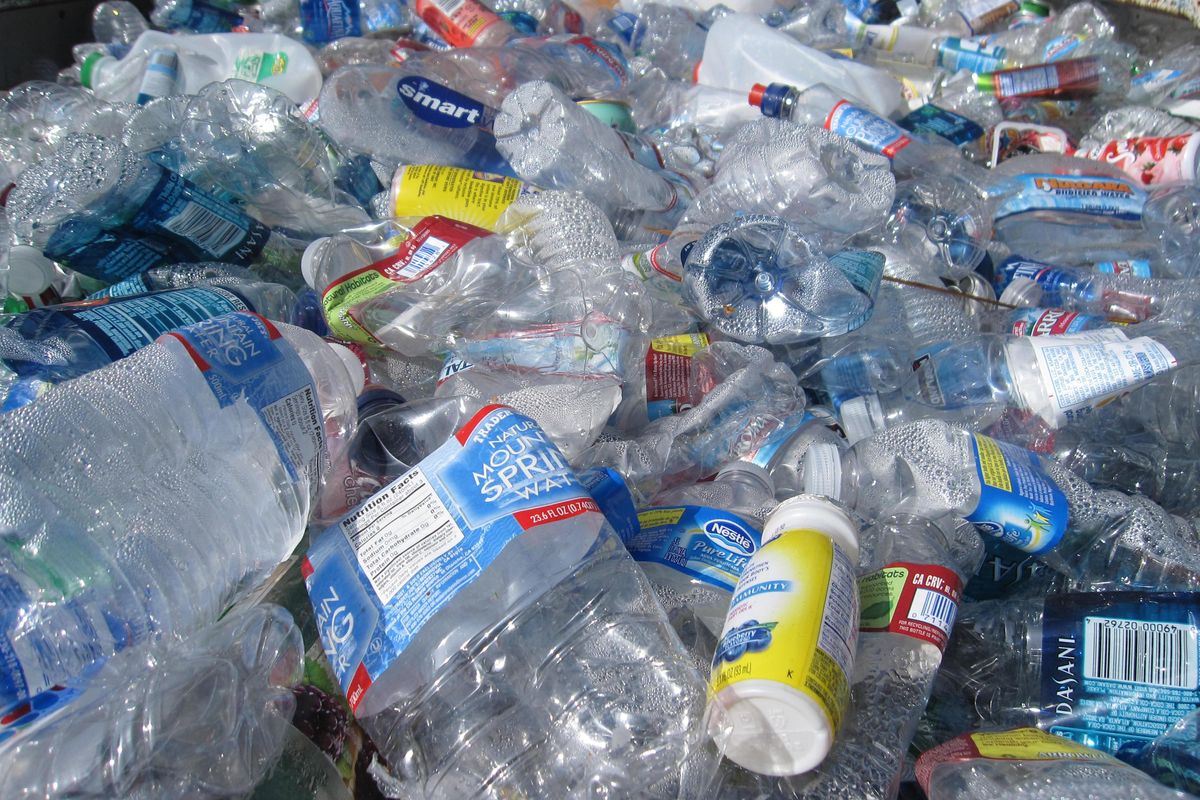 plastic water bottle recycling 