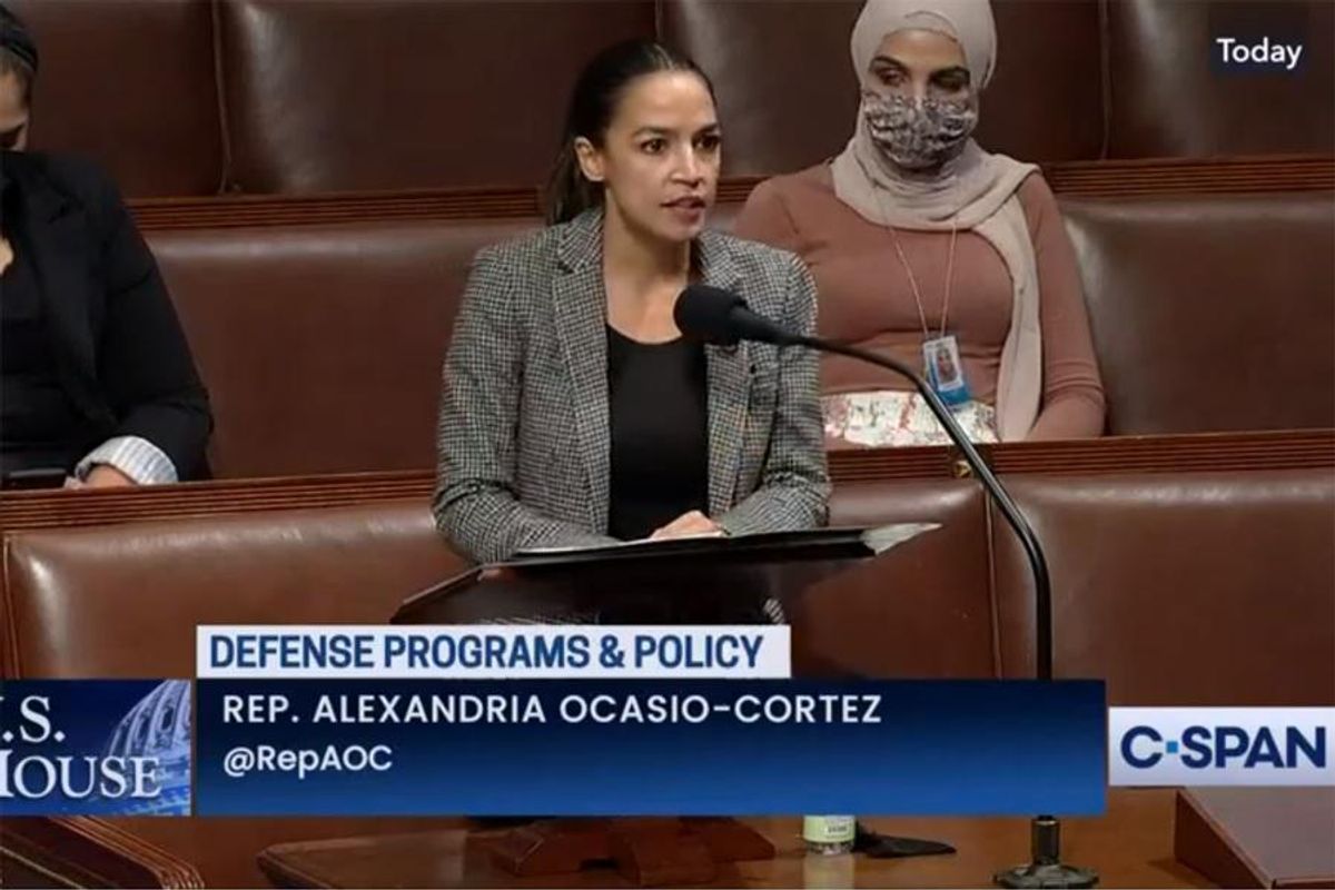 Alexandria Ocasio-Cortez: Happy Christmas, War Is Over