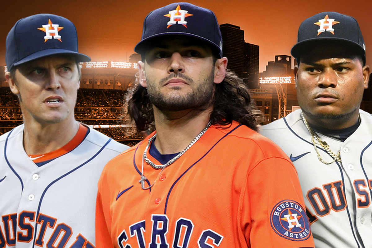 Astros Zack Greinke, Lance McCullers, Framber Valdez