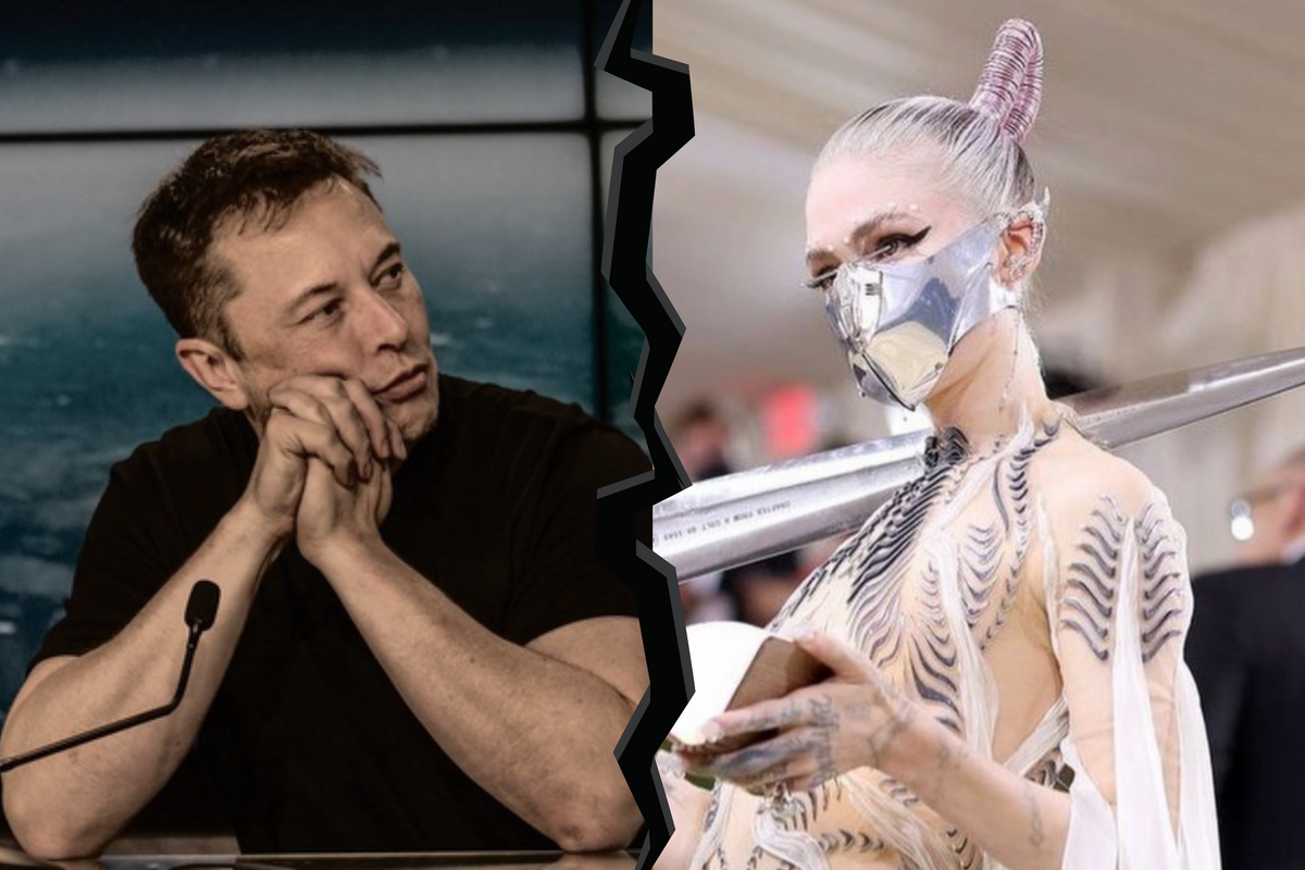 SpaceExes: Elon Musk and Grimes splitting