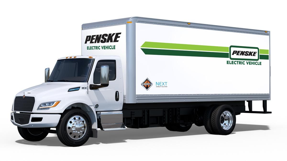 Penske First U.S. Fleet to Run International® eMV™ Series Penske News