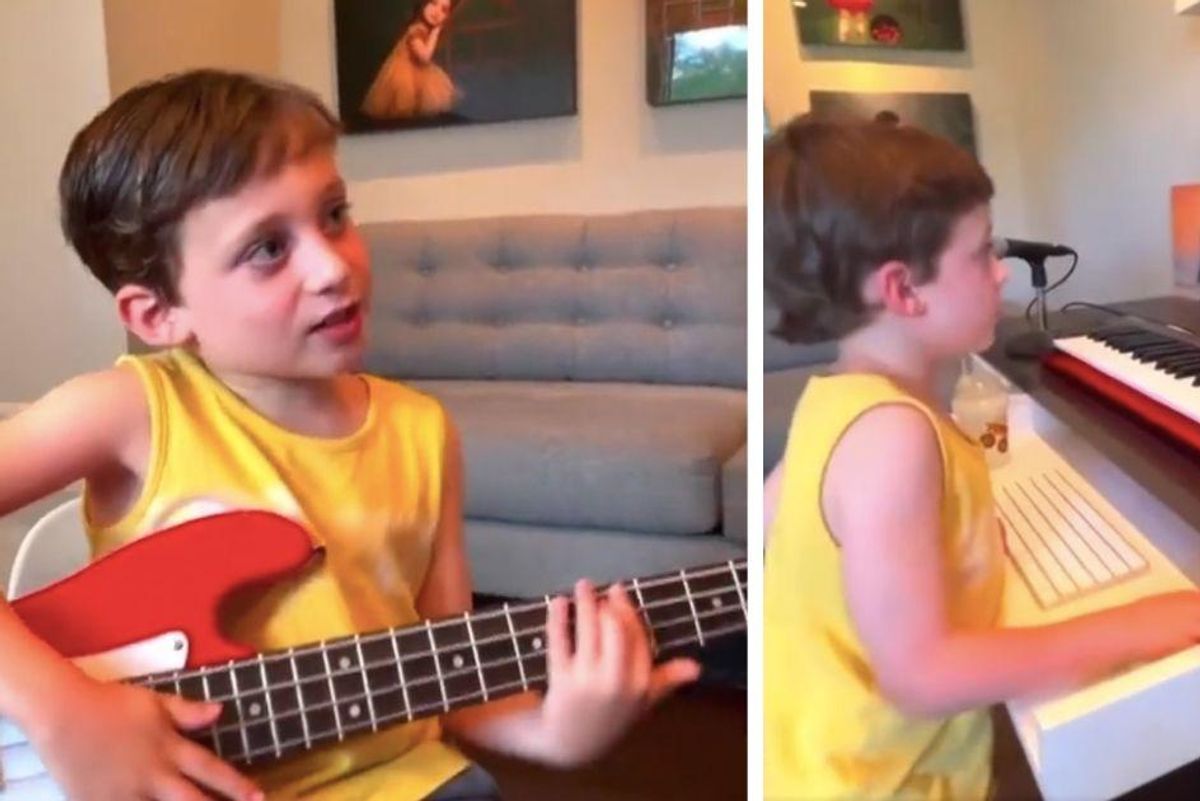 Holy moly, you have to see this 5-year-old mixing his own music