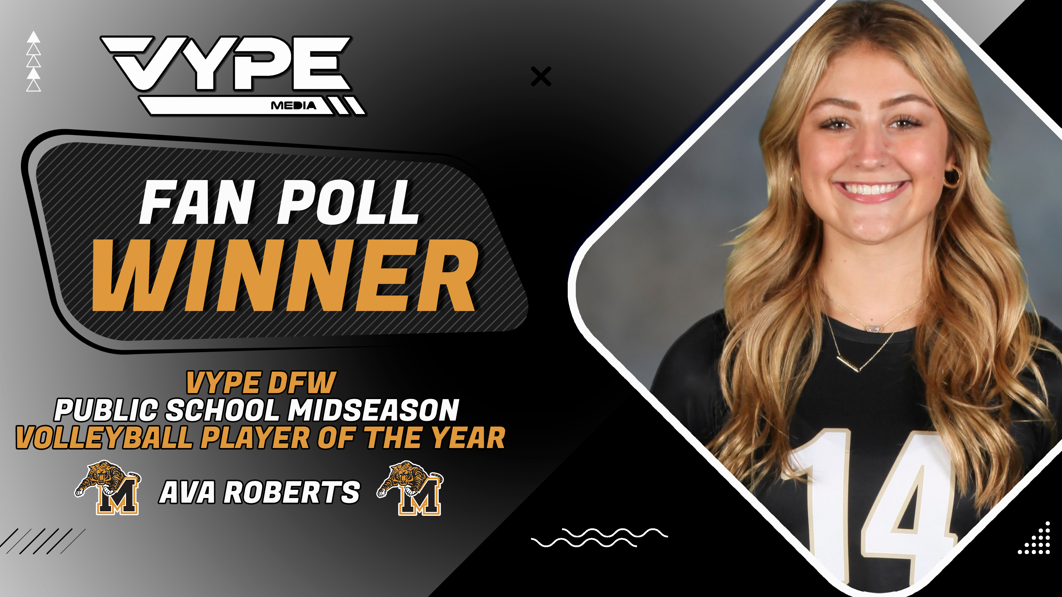 VYPE DFW Public School Midseason Volleyball Player of the Year: Ava Roberts