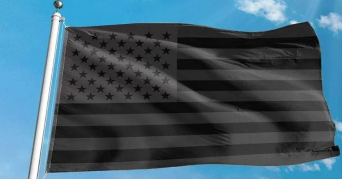 Americans are flying black flags