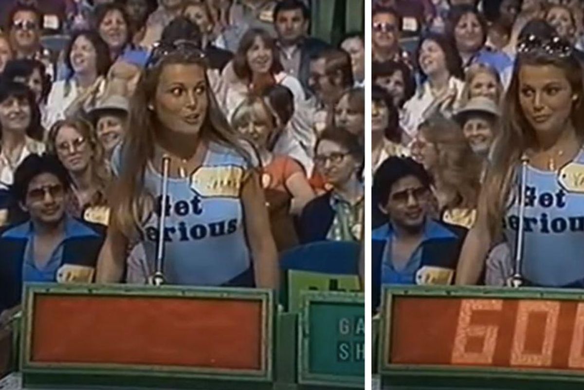 Watch Vanna White as a contestant on 'The Price is Right' before she became famous