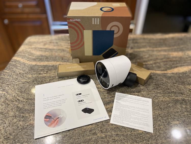 Simplisafe outdoor hot sale camera ces