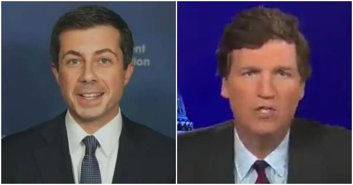 Pete Buttigieg fires back at Tucker Carlson after he mocked him for taking paternity leave
