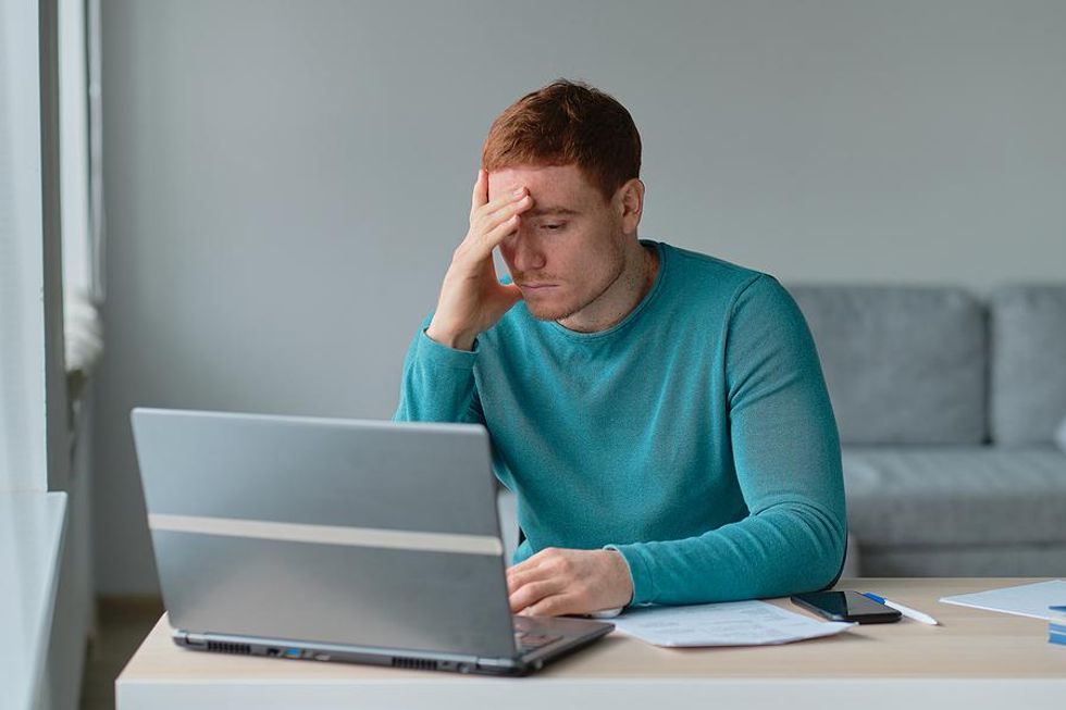 Man frustrated that his resume isn't working