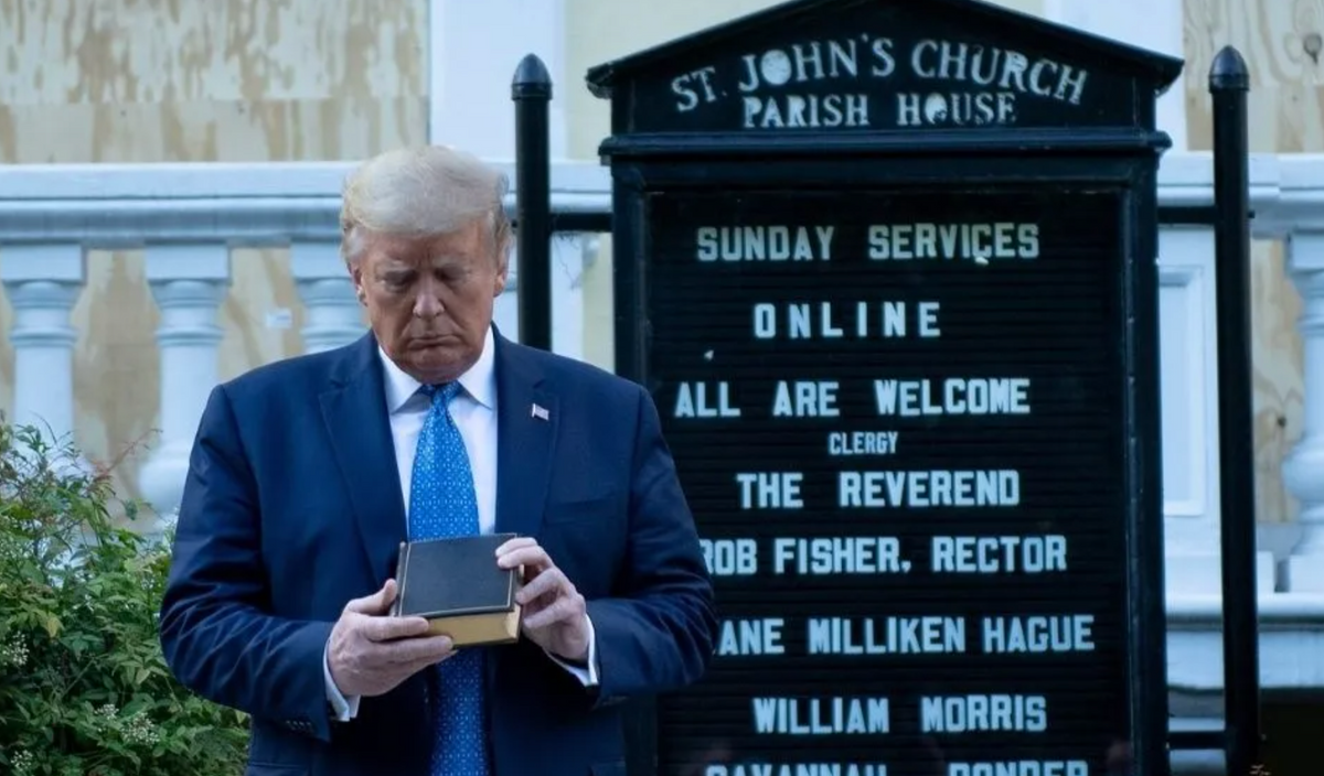 Trump Claimed No One Has 'Done More for Christianity' Than He Has and Everyone Had the Same Response