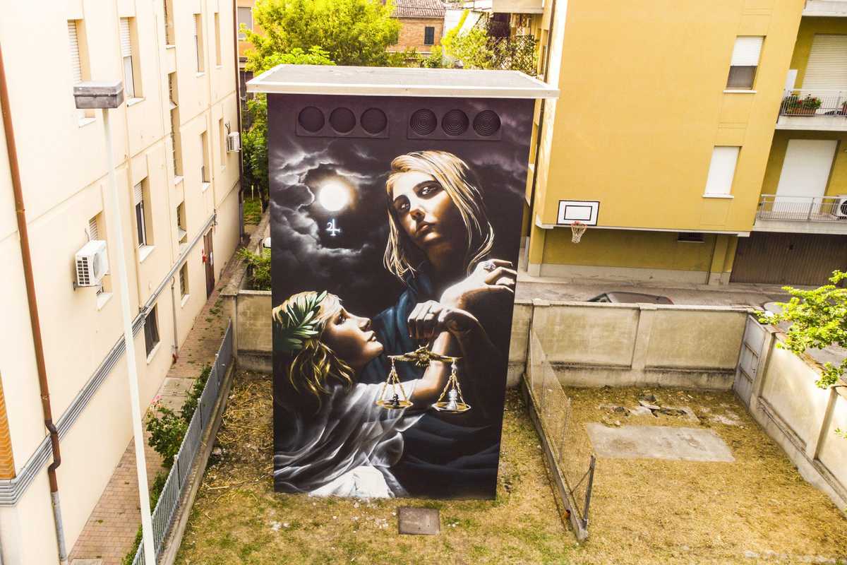 Il Paradiso di Dante sulle cabine di E-Distribuzione