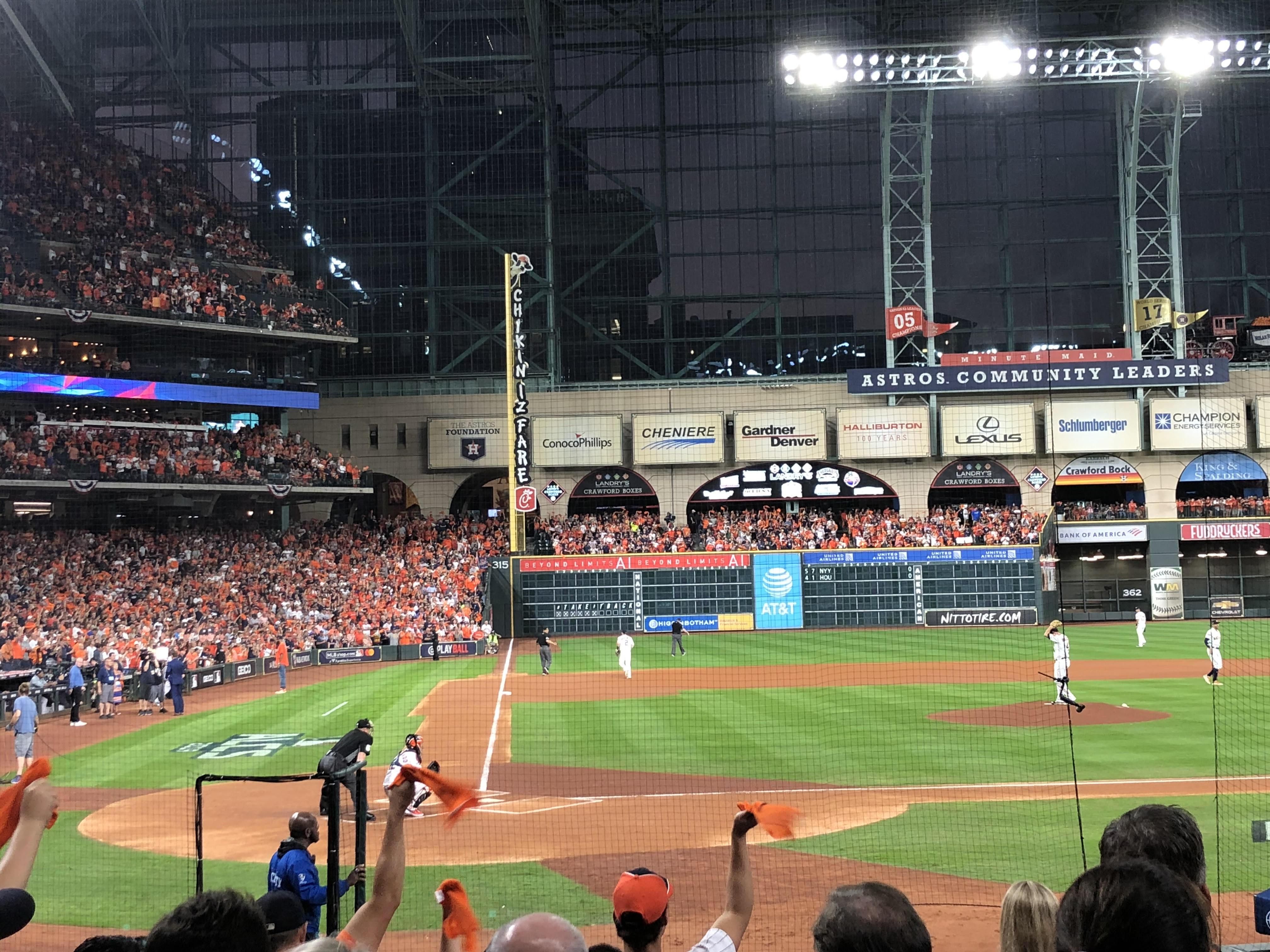 Astros post-season game