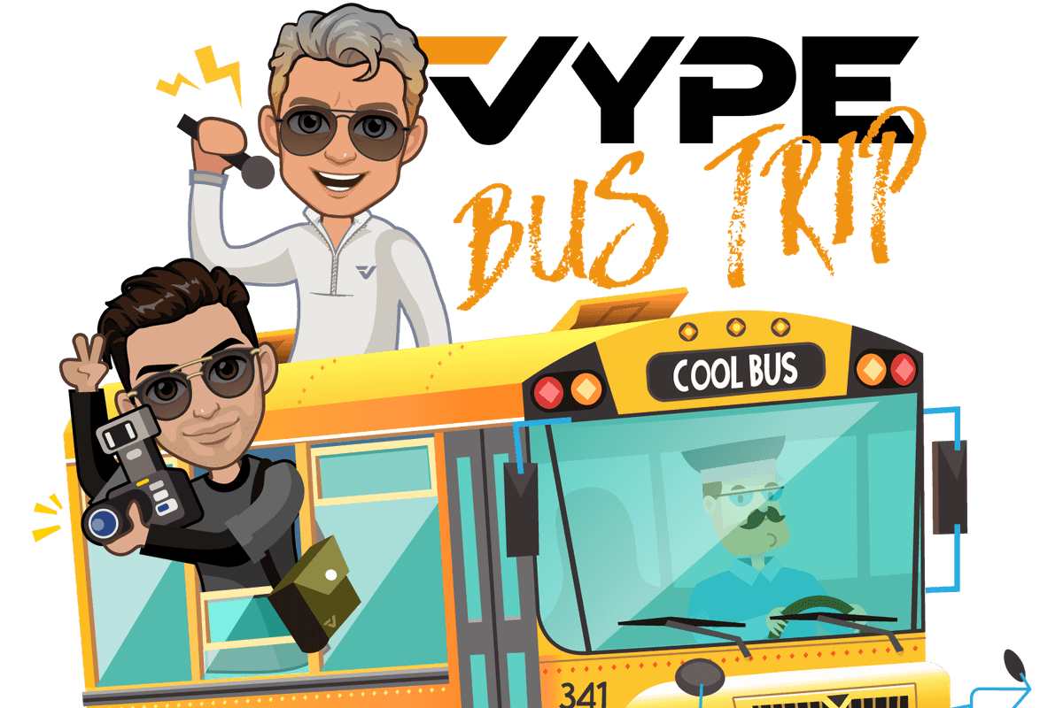 VYPE BUS TRIP: The crew takes a road trip with the Fulshear Chargers