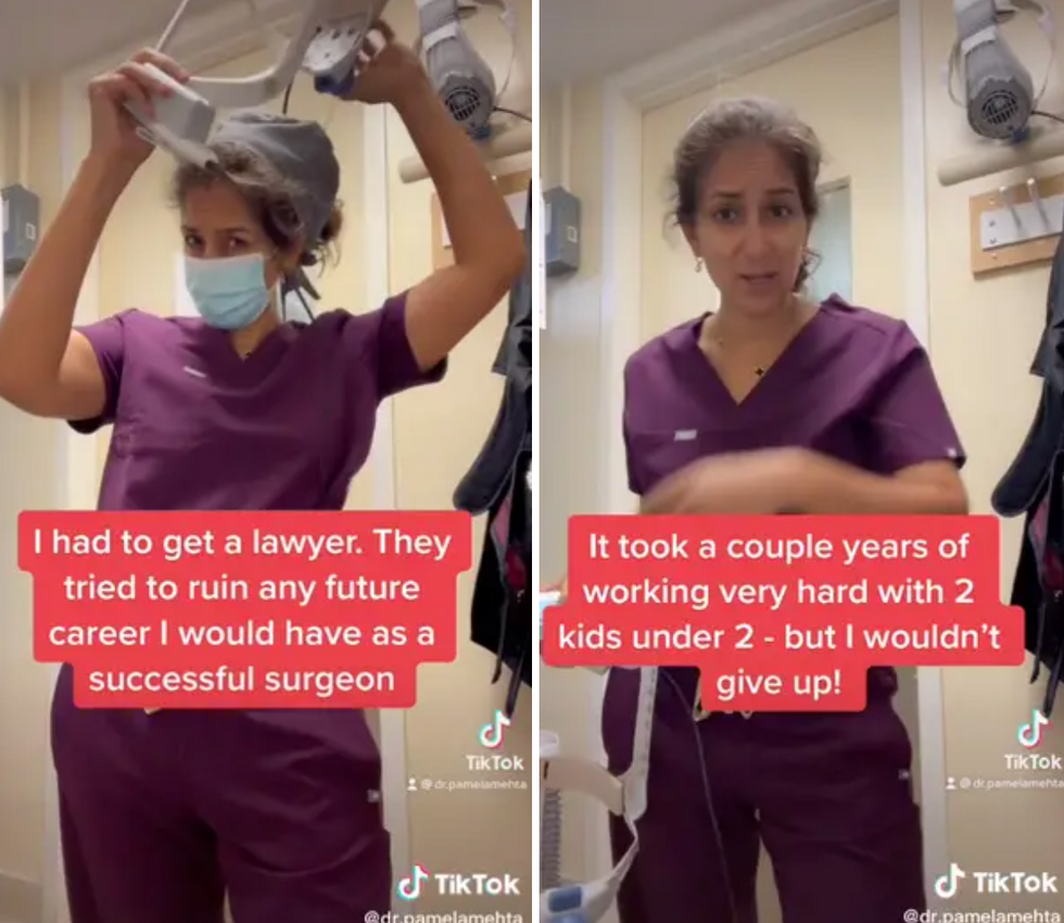 Nurse hits back at trolls who call scrubs 'inappropriate