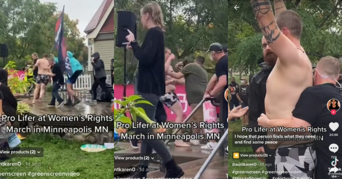 'Pro-Lifer' Who Crashed Stage At Minneapolis Women's March Wearing Only His Underwear Arrested