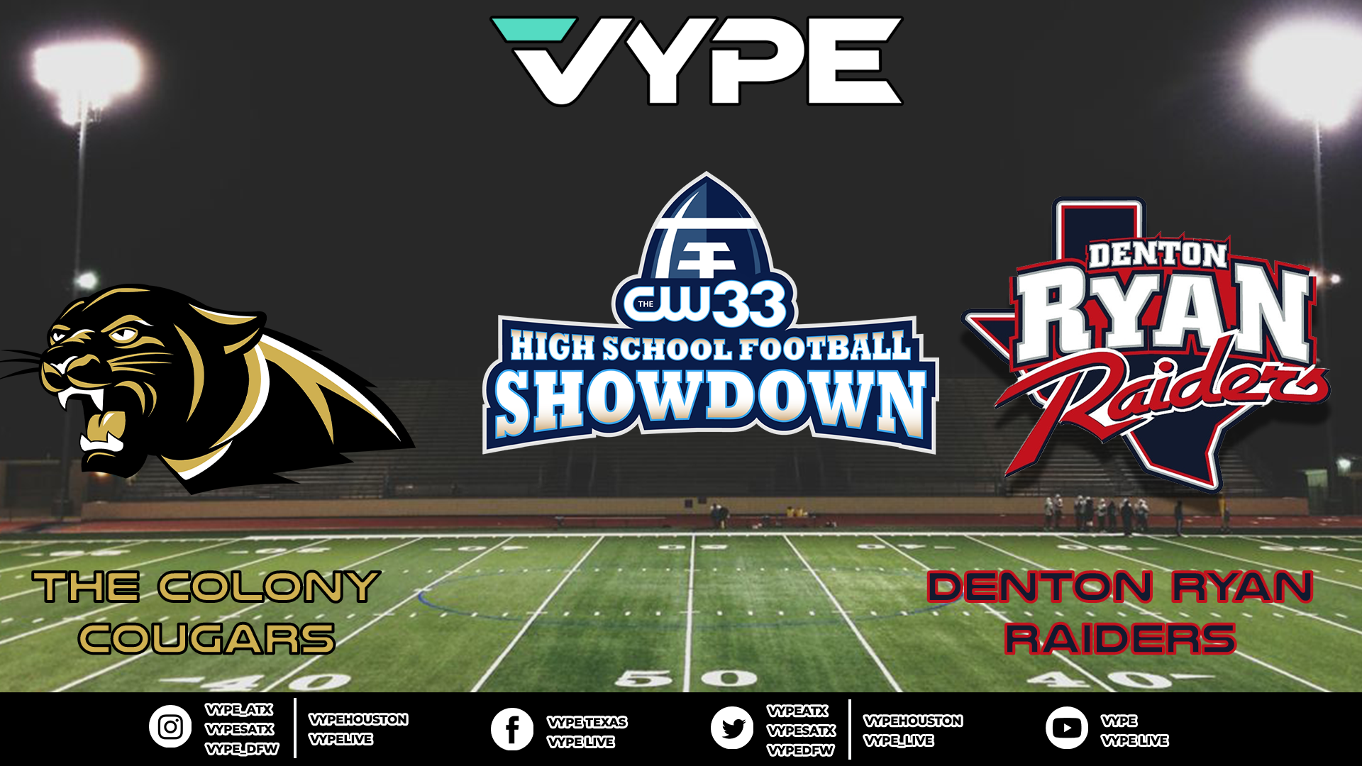 Thursday Night Showdown: The Colony vs. Denton Ryan on CW33