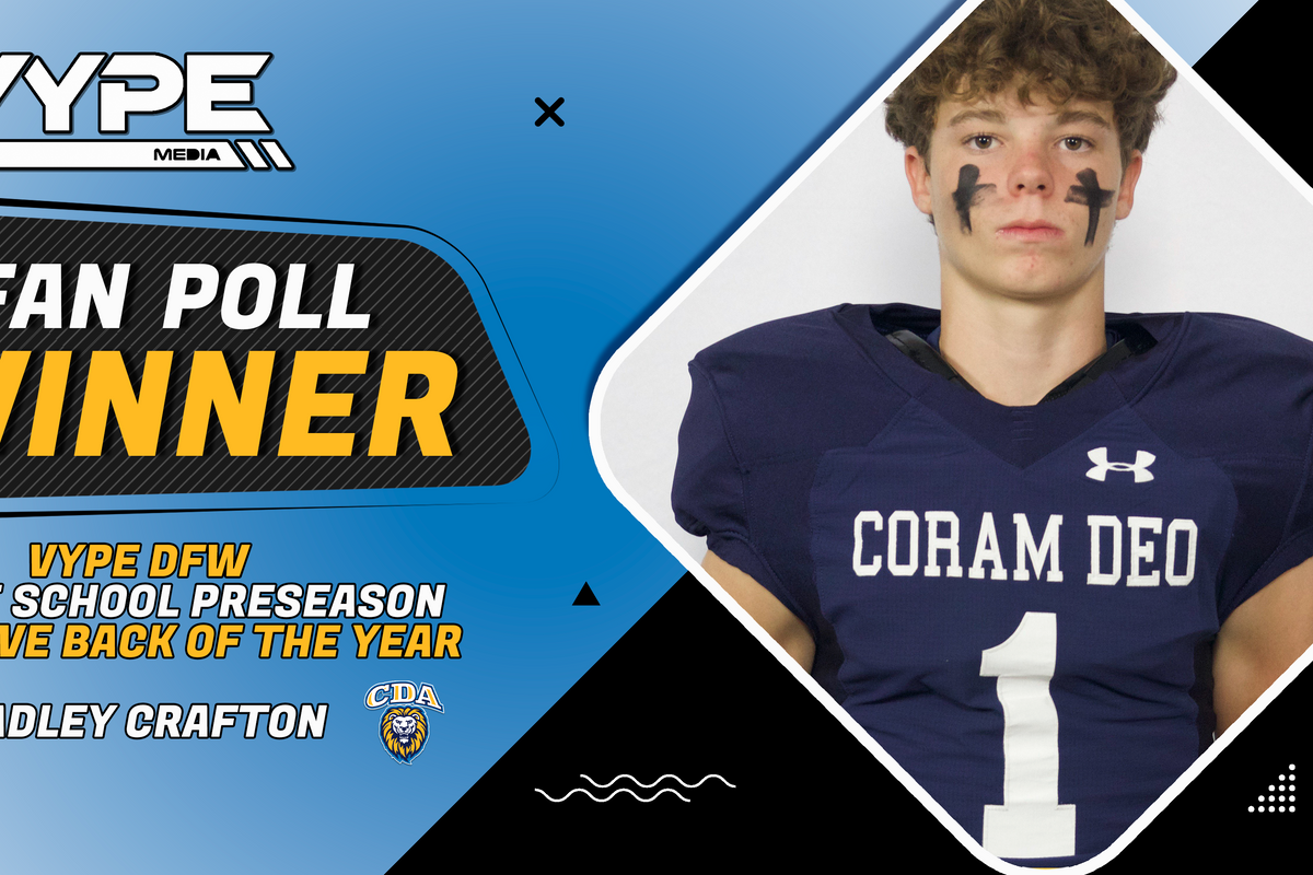 VYPE DFW Private School DB of the Year: Coram Deo's Hadley Crafton