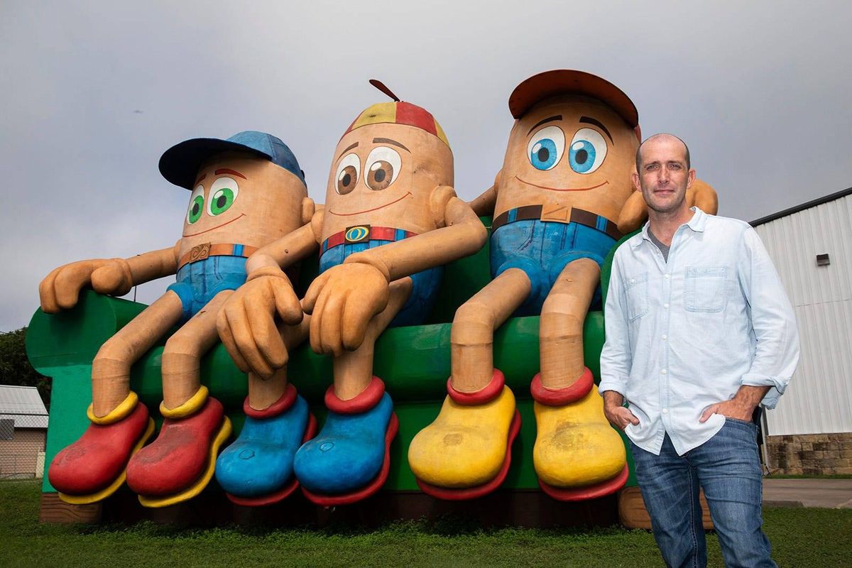 Couch Potatoes statue relocating to new amusement park at COTA